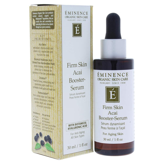 Eminence front bottle showing serum packaging and brand benefit
