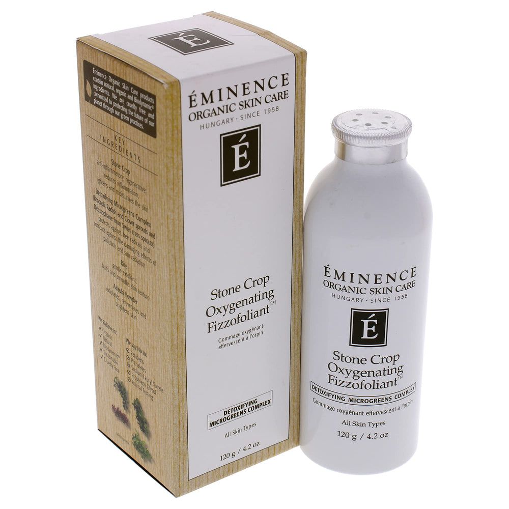 Eminence 4.2 oz jar size comparison illustrating travel-friendly volume