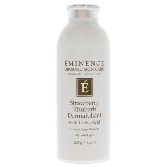 Eminence jar front view showing label and product size benefit of clear identification