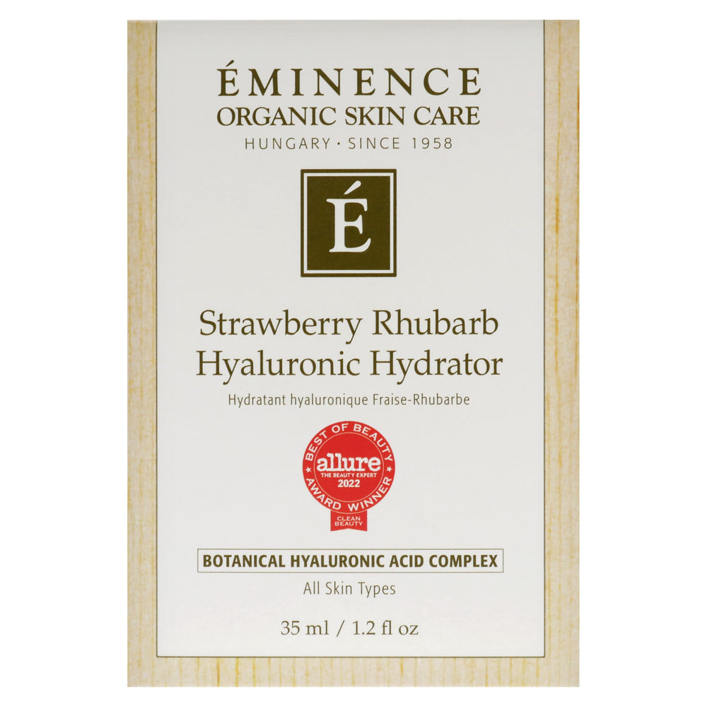 Eminence jar next to coin for scale showing compact travel-friendly size