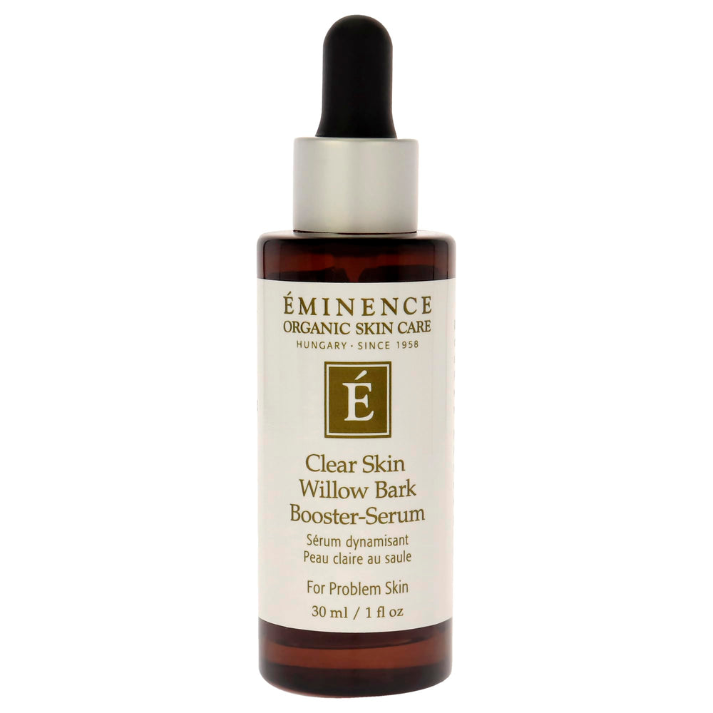 Eminence dropper dispensing serum close-up highlighting lightweight texture