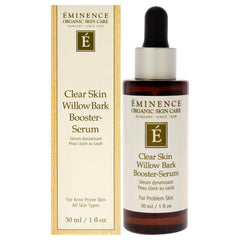 Eminence front bottle view showing label and packaging benefits