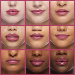 Enchante Ellen Tracy gloss texture swipe showing shimmer and non-sticky finish