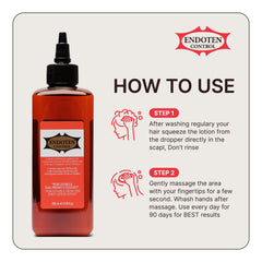 ENDOTEN CONTROL 200ml bottle next to common toiletries for size and value perspective