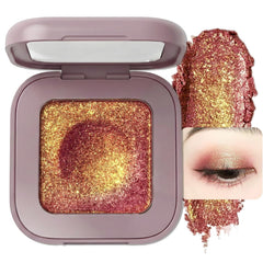 Enfuntins single pan front view showing coppery bronze shimmer and compact portability benefit