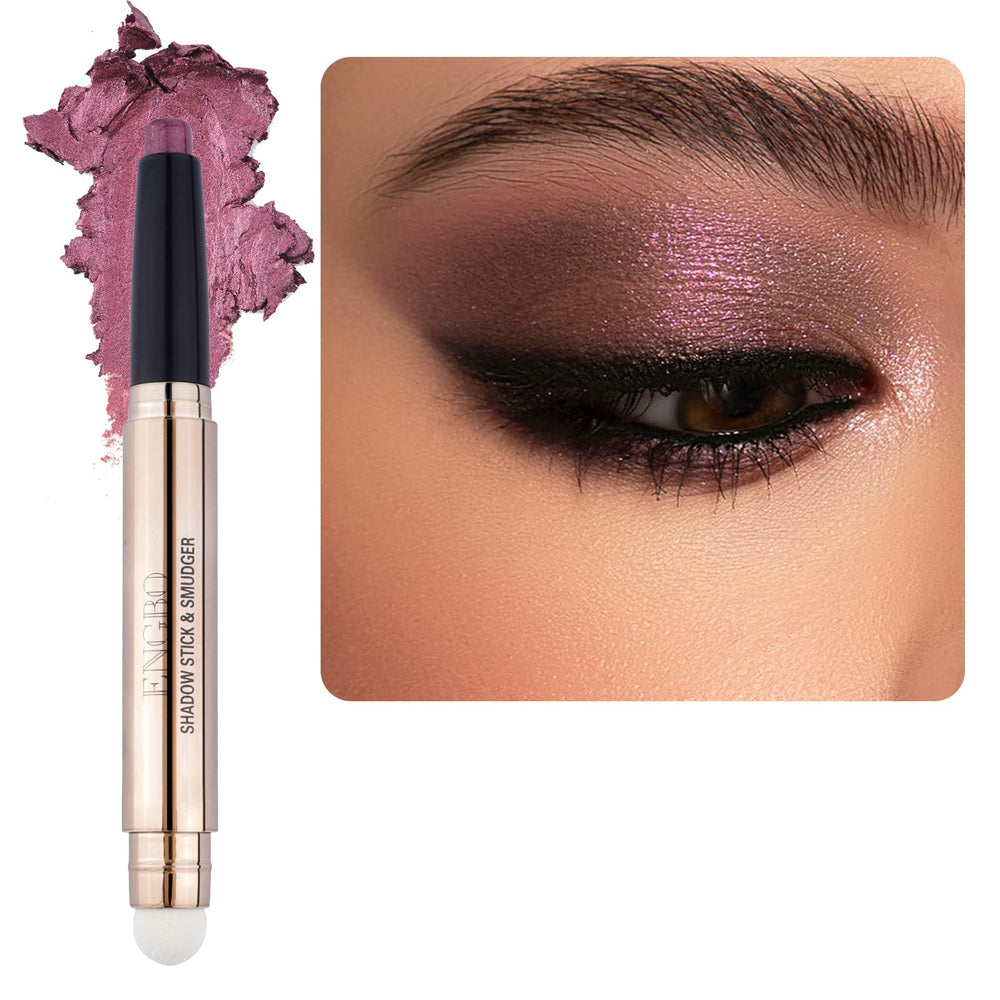 Enfuntins front packaging showing Orchid Shimmer stick, easy portable glam