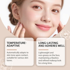 ensthee blended swatch on hand demonstrating natural tone-adapting benefit