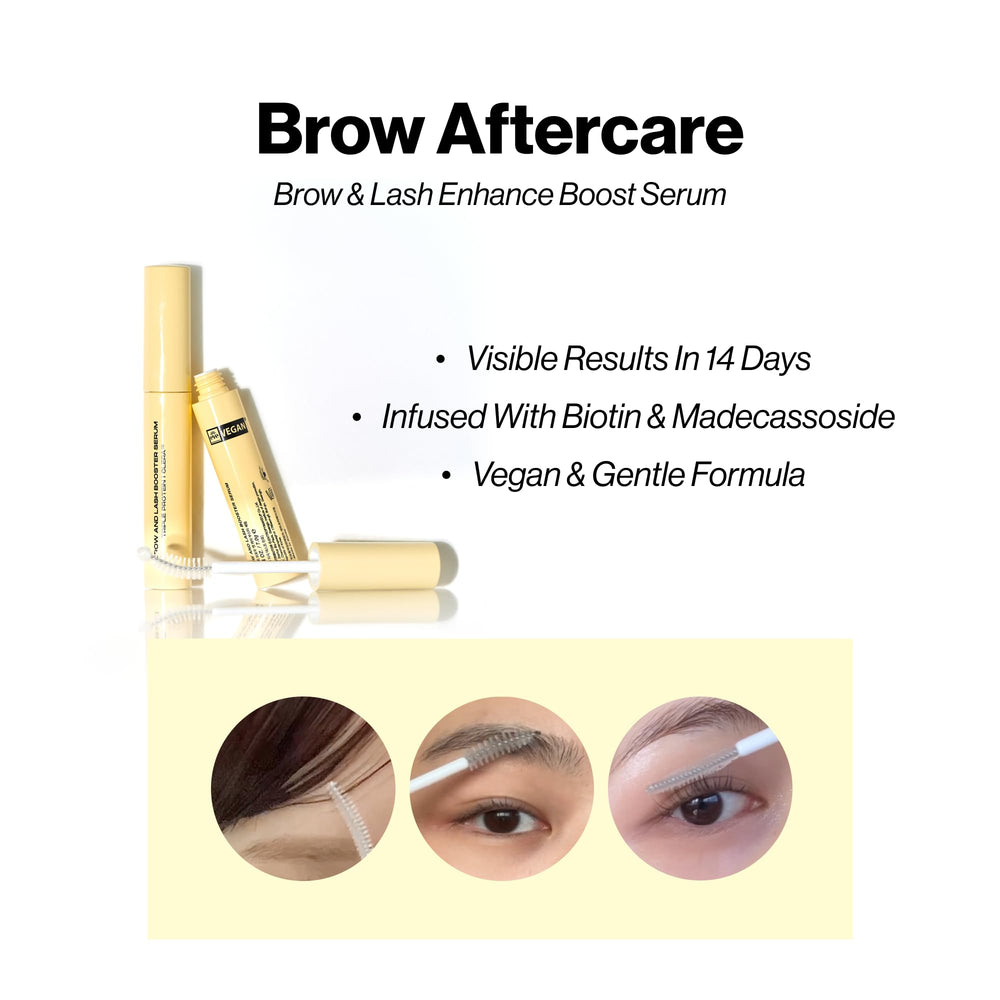 ENTROPY MAKE UP applying bleach to brow with brush for controlled shaping benefit