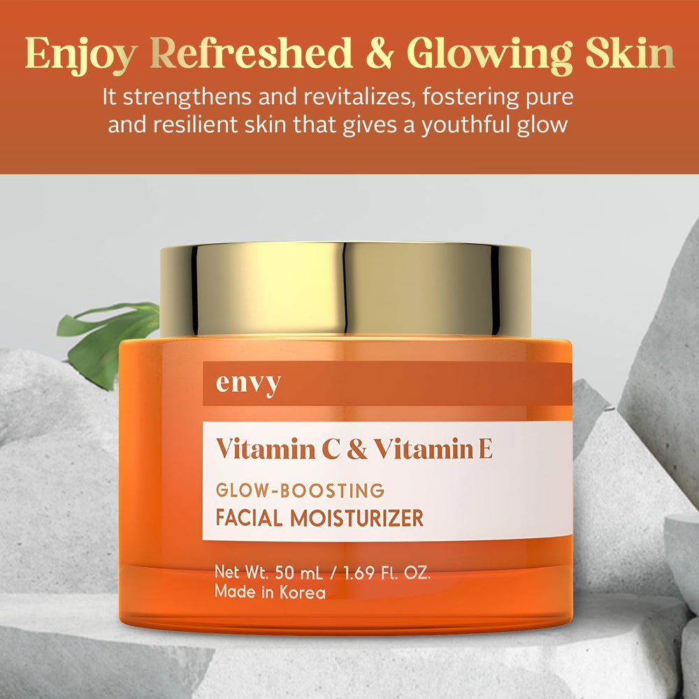 Envy cream texture closeup illustrating lightweight blend for fast absorption and smooth finish