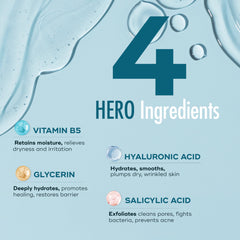 Envy serum texture on palm, shows hydrating consistency and quick absorption benefit