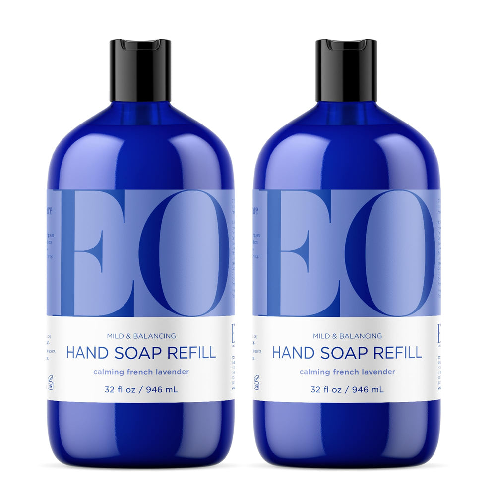 EO front packaging showing two 32oz bottles and brand clarity benefits