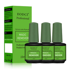 eodci front packaging showing three remover bottles and product benefit quick removal