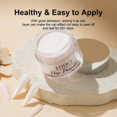 eodci open jar close-up powder texture demonstrating even coverage