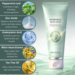 EOIRULA used on inner thigh showing protection between skin folds for activity