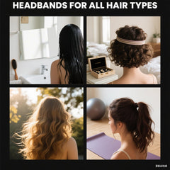 EOREA hand holding headband to show scale and lightweight portability