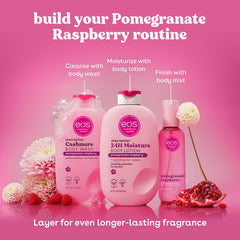eos product label listing shea butter glycerin and vitamin E benefits