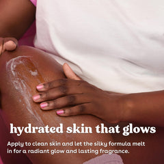 eos ingredients label highlighting shea butter and shea oil sourcing benefit