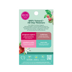 eos lip balm in a travel pocket conveying on-the-go moisturization