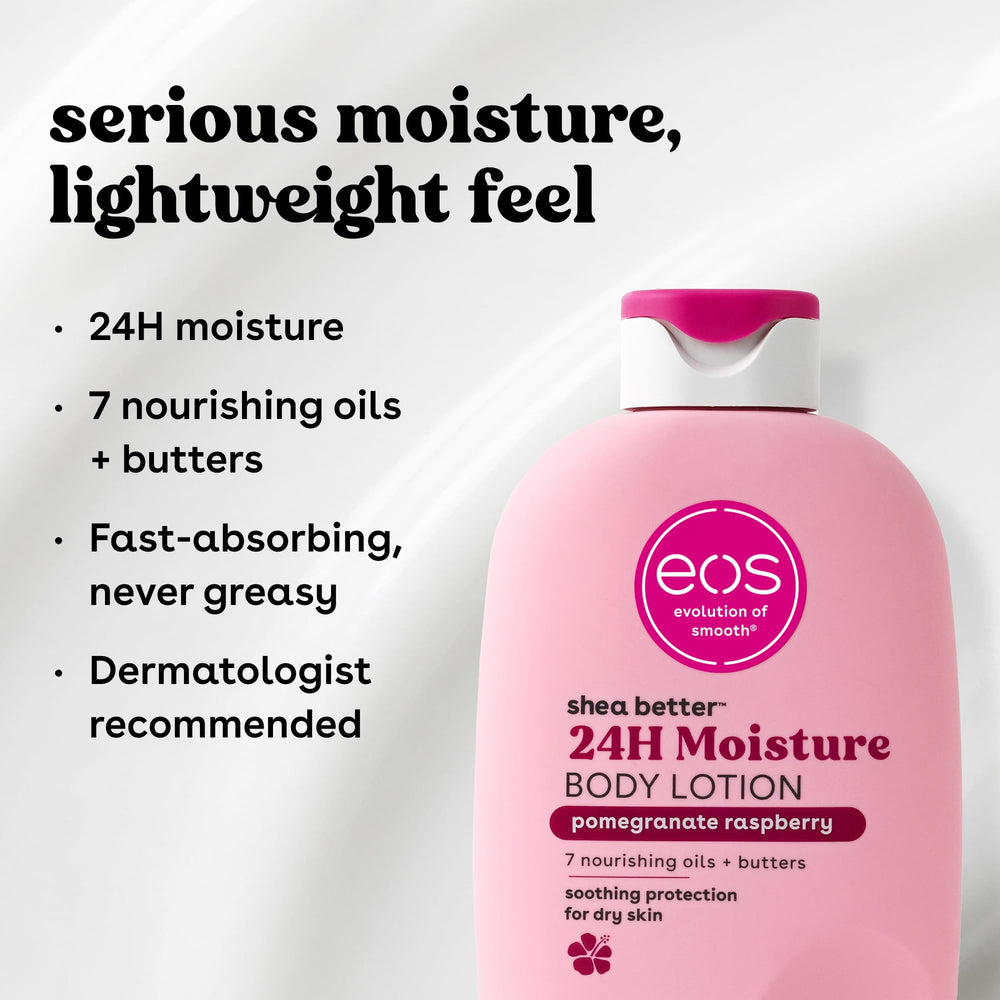 eos applied to forearm demonstrating smooth non-greasy hydration