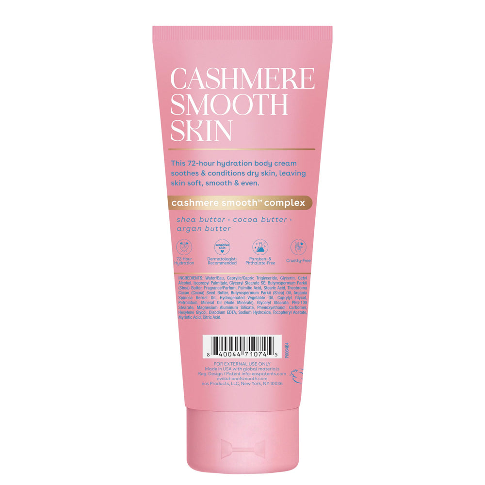 eos vanilla cashmere lifestyle bathroom setting suggesting a relaxing, spa-like shaving routine