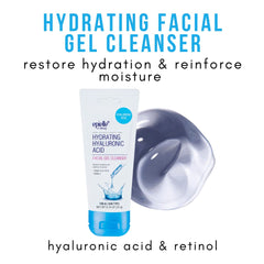 Epielle retinol under eye patches applied beneath eye showing reduced puffiness