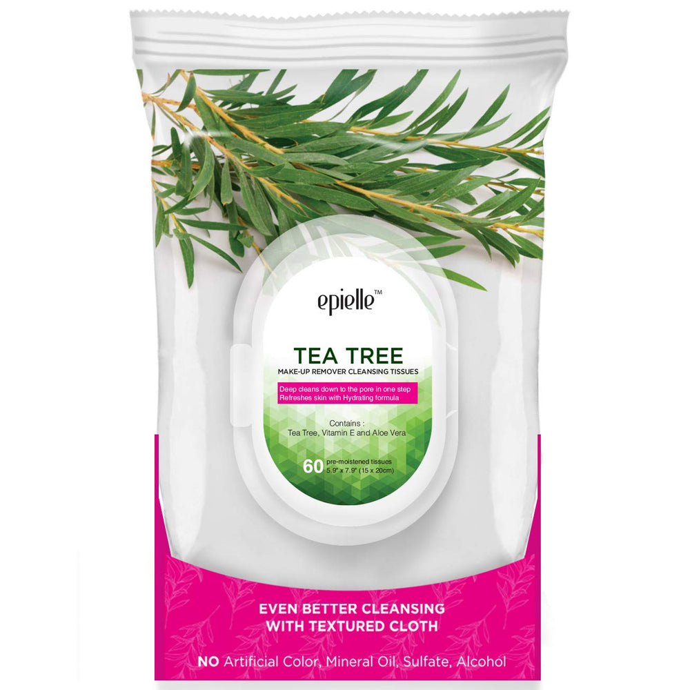 Epielle close-up wipe texture showing soft fibers for gentle cleansing