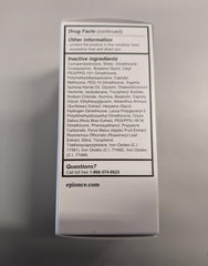 Epionce water droplets on skin demonstrating water-resistant protection benefit