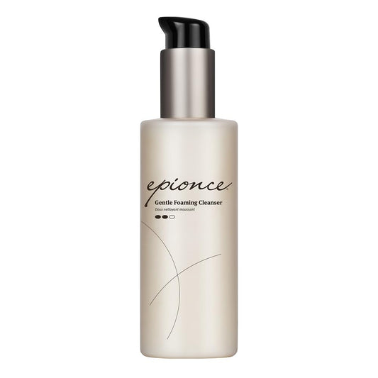 Epionce bottle front view showing gentle-foaming-cleanser benefits