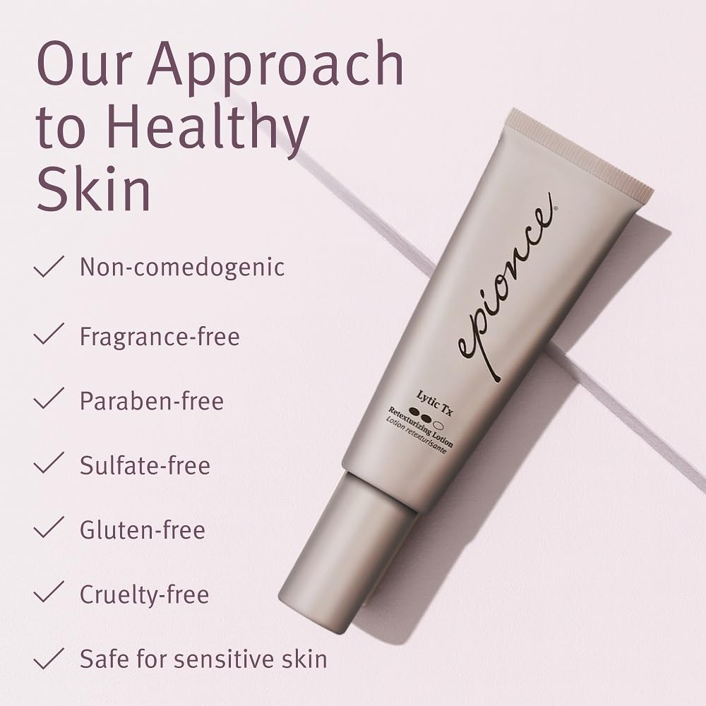 Epionce Lytic Tx displayed with complementary Epionce products for a complete routine