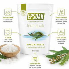 Epsoak product label and ingredient list for clear ingredient transparency