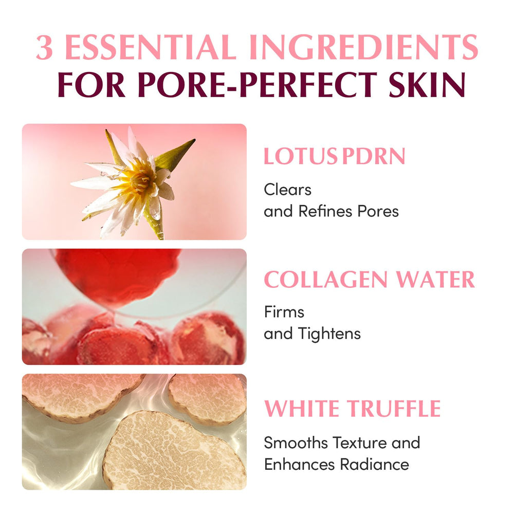 EQQUALBERRY pad applied to cheek delivering cooling pore support