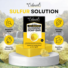 Erbaid soap bar close-up texture highlighting gentle exfoliation