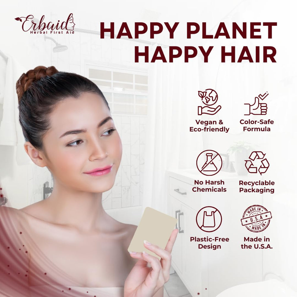 Erbaid Batana label detail emphasizing natural ingredients and origin