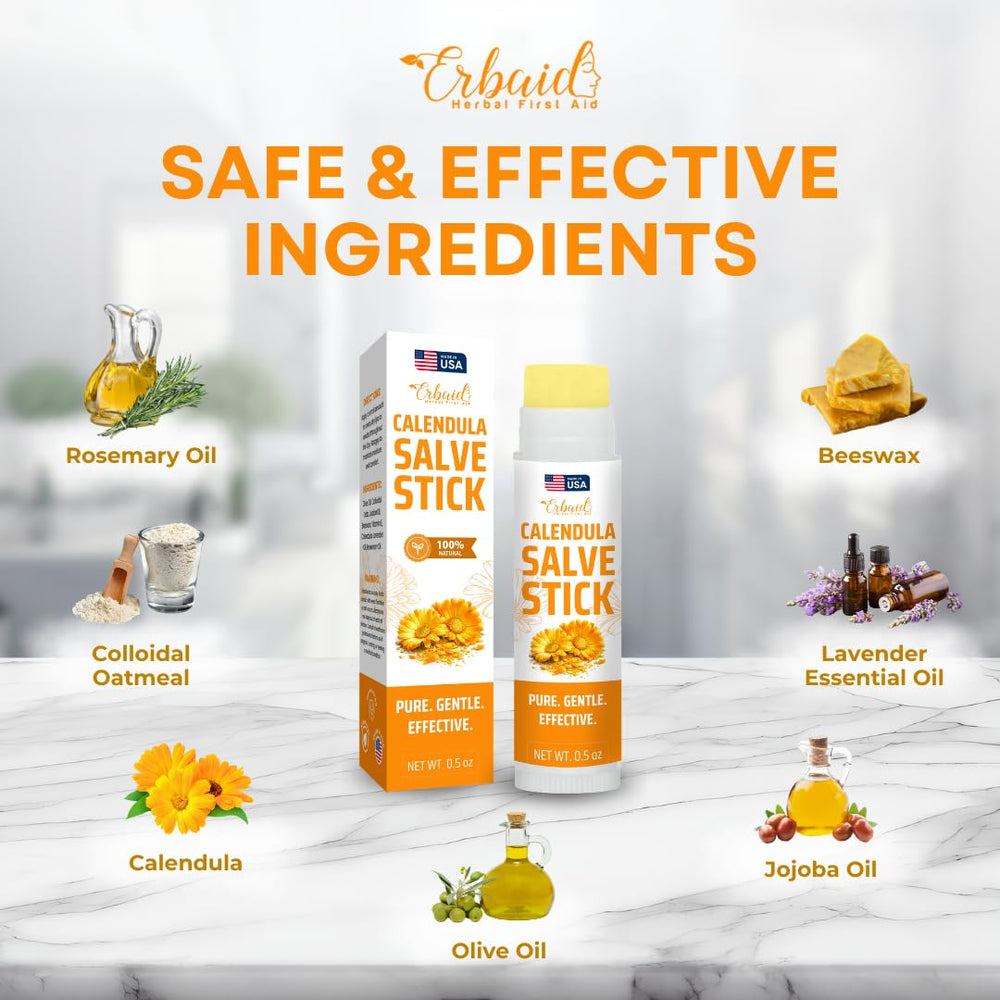 Erbaid calendula used on fresh tattoo showing moisturizing aftercare to reduce dryness