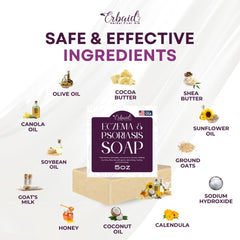 Erbaid used in a child’s bath to show family-friendly soothing