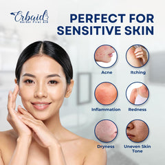 Erbaid soap beside aloe vera and coconut showing natural ingredient transparency