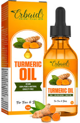 Erbaid front packaging showing turmeric serum benefits and label