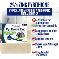 erbaid zinc soap used by woman washing face for balanced, refreshed skin