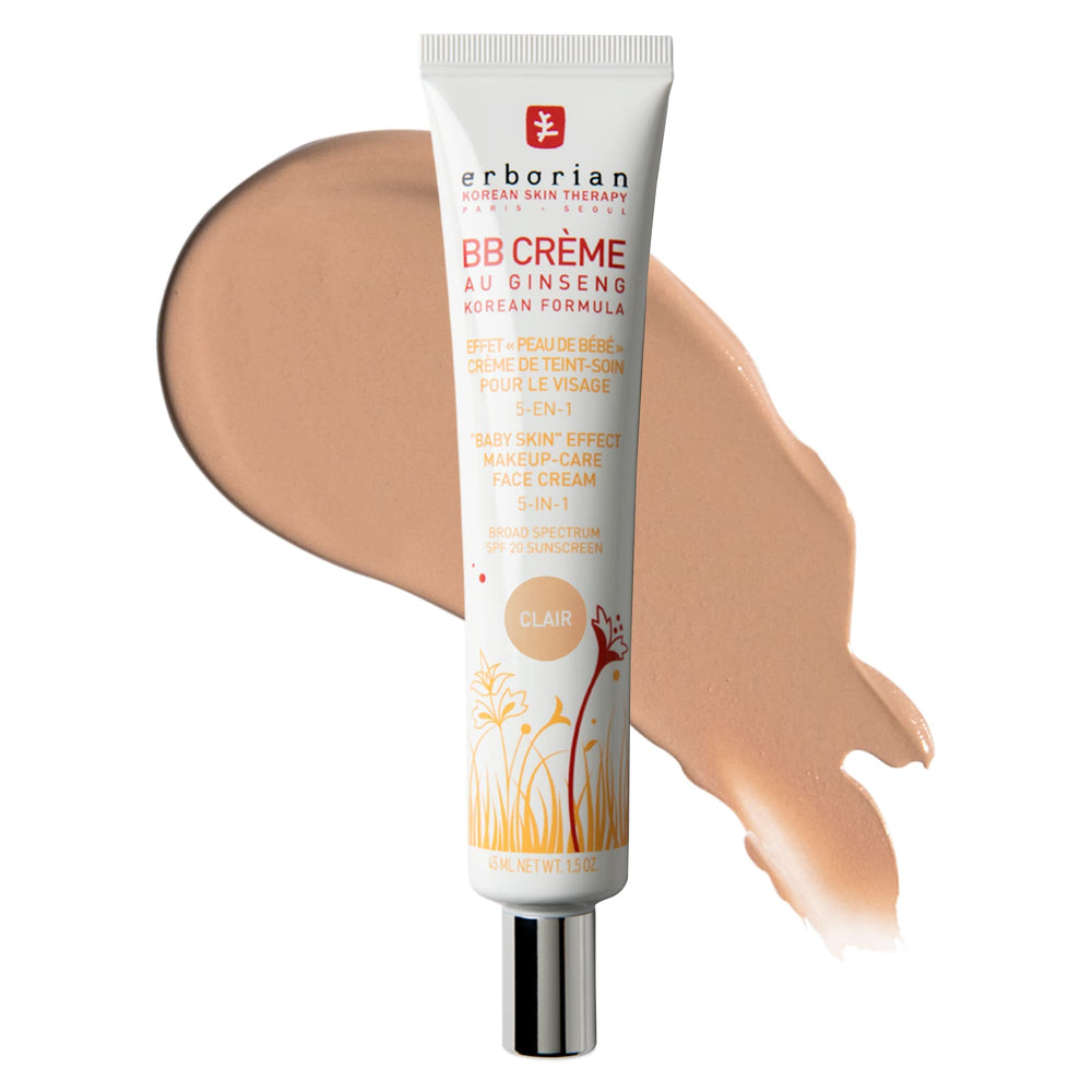 Erborian BB Cream Clair front packaging showing tube and branding for easy identification