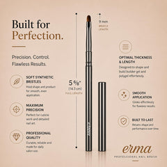 Erma brush cleaning demonstration illustrating easy maintenance and longer tool life