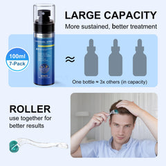ERWCNMIE 100ml bottle shown with common objects to display actual size and duration