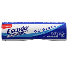Escudo Ultra-Protect displayed in a bathroom scene suggesting family-ready convenience