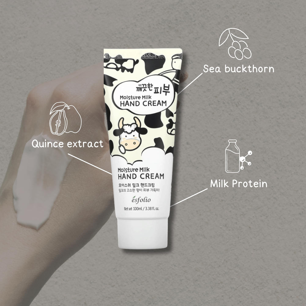 esfolio cream being applied to hands demonstrating immediate softening and non-greasy feel