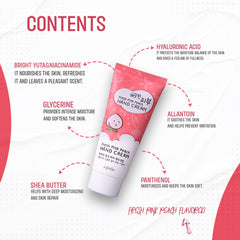 esfolio applying cream to hands demonstrating quick absorption benefit