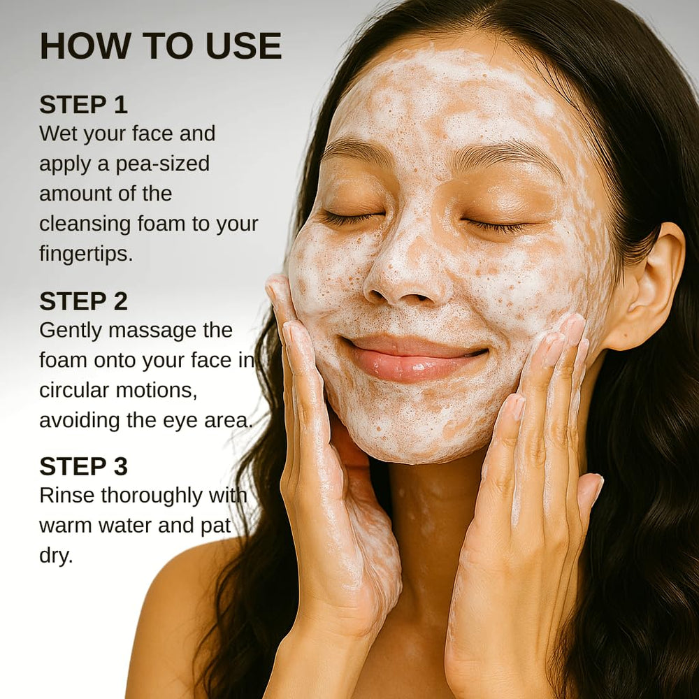 esfolio application on face showing gentle massage and effective impurity removal