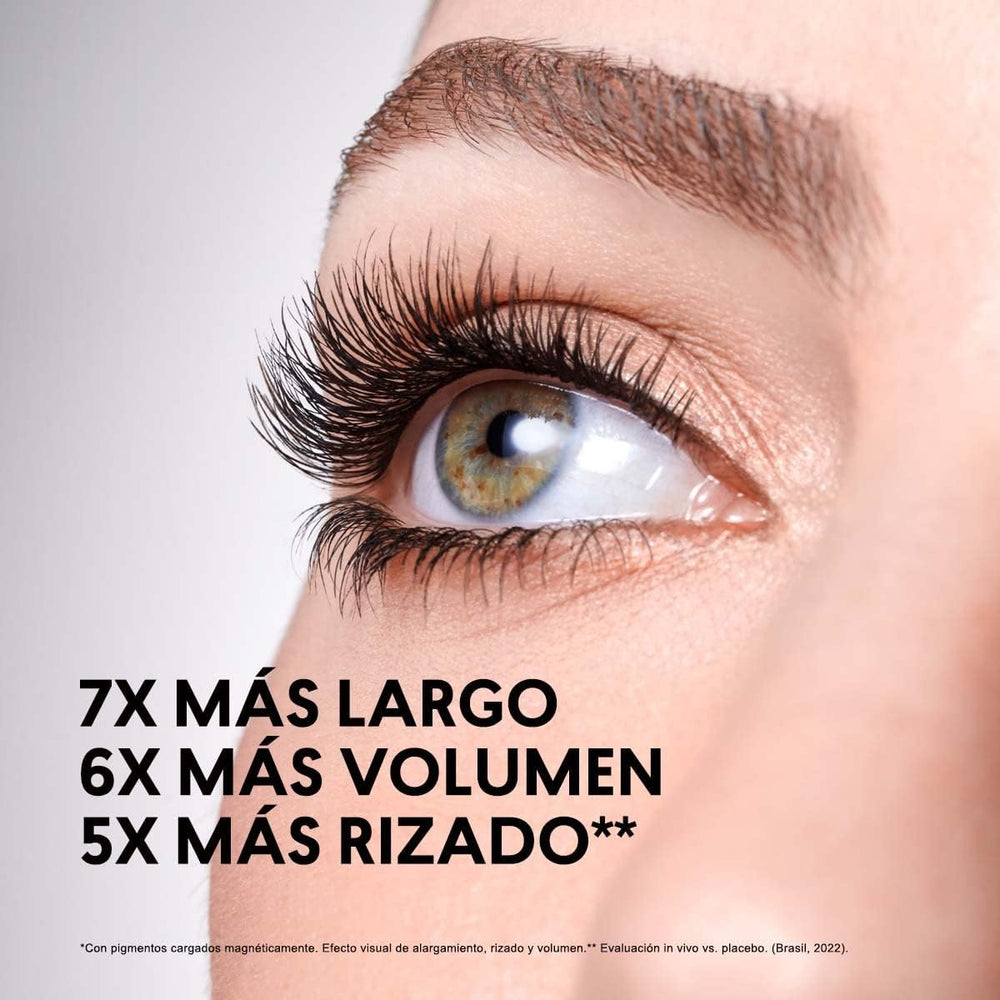 Esika L'Bel mascara held in hand showing compact travel-friendly size