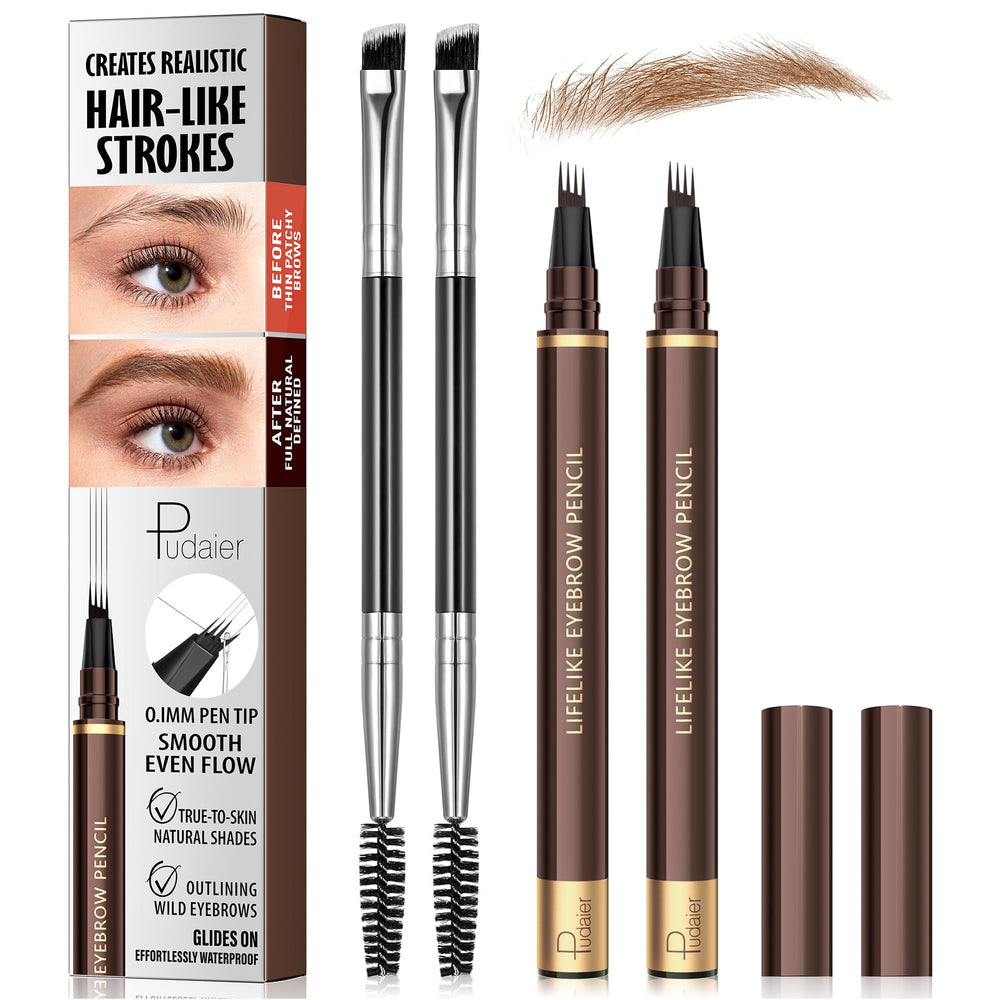 Espoce front packaging showing two pens and brushes, travel-ready convenience
