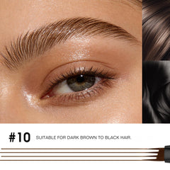 Espoce pen tip and liquid flow illustrating smooth non-drying ink for effortless drawing
