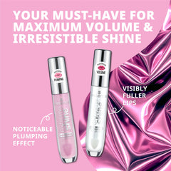 Essence Cosmetics applicator wand mid-application demonstrating even coverage benefit