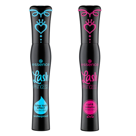 Essence Cosmetics bundle front packaging showing both mascaras for versatile wear